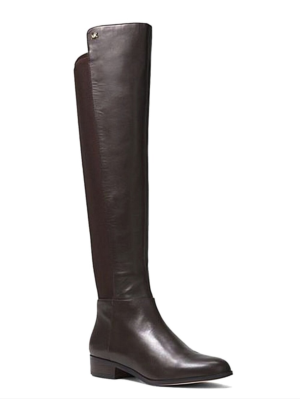 New! Michael Kors Bromley Flat Riding Boots US 9.5 Brown Nappa Leather